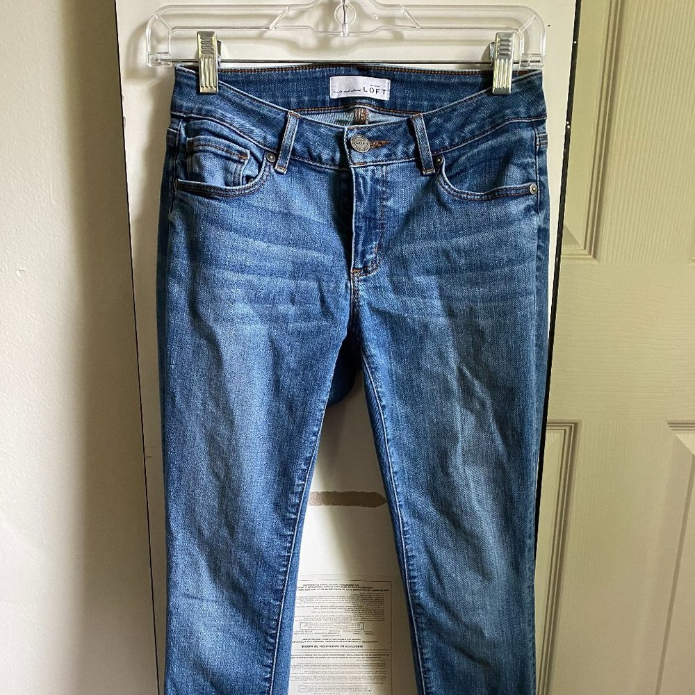 LOFT Curvy Skinny Cropped Women's Jeans